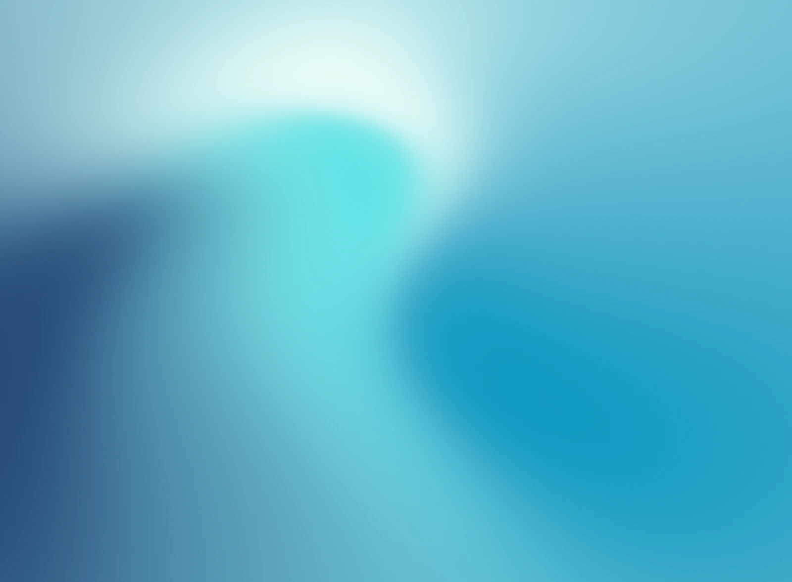Blue and cyan watercolor